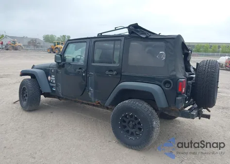 2008 Jeep Wrangler Unlimited X из США, поврежденный, VIN 1J4GA39138L641138